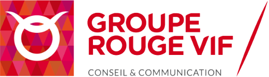 Logo Groupe Rouge Vif - Conseil & Communication